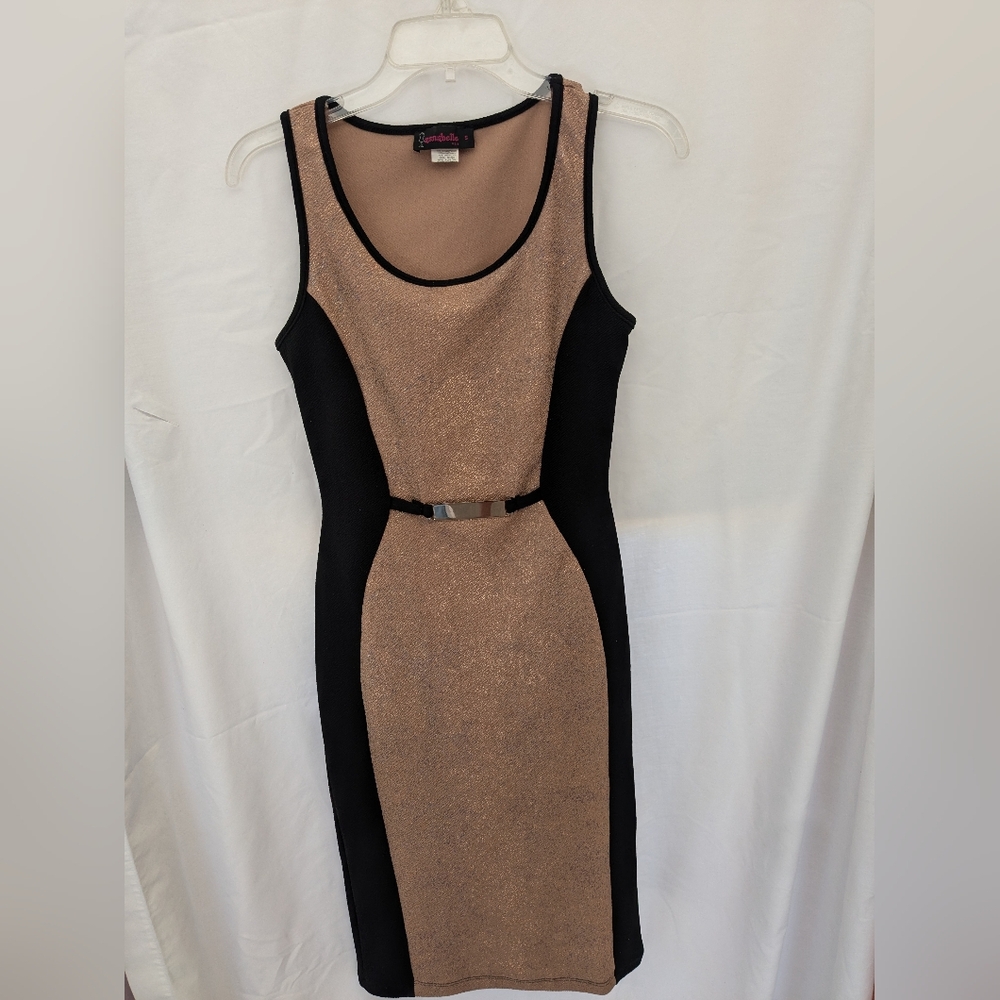 Rosegold and black dress